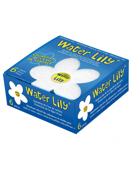 Water Lily absorbente residuos grasos