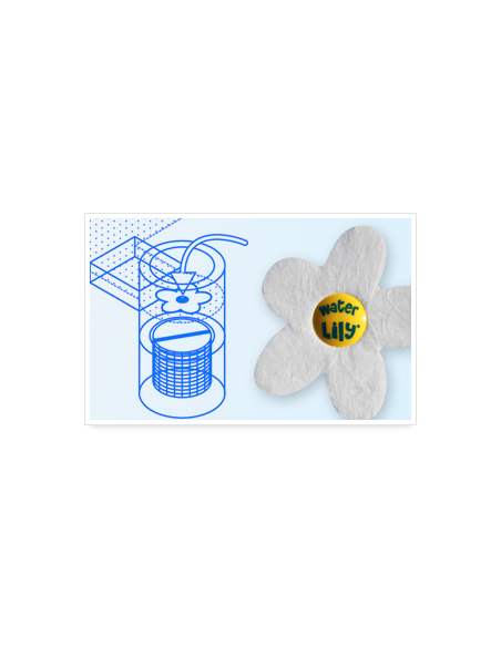 Water Lily absorbente residuos grasos