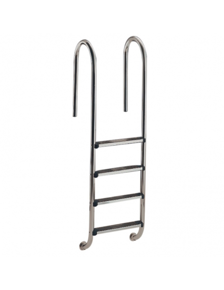Escalera pasamanos muro con peldaño mod. standard AISI-304
