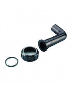 Enlace acodado válvula...