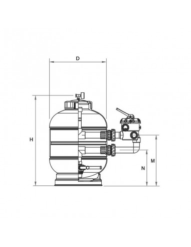 Filtro Millennium con sálida...