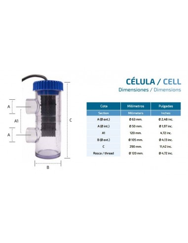 Clorador Magnesio SALICLOR SERIE Lmg